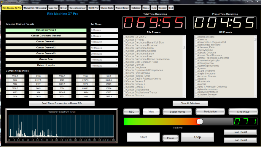 Bztronics Rife Software Free